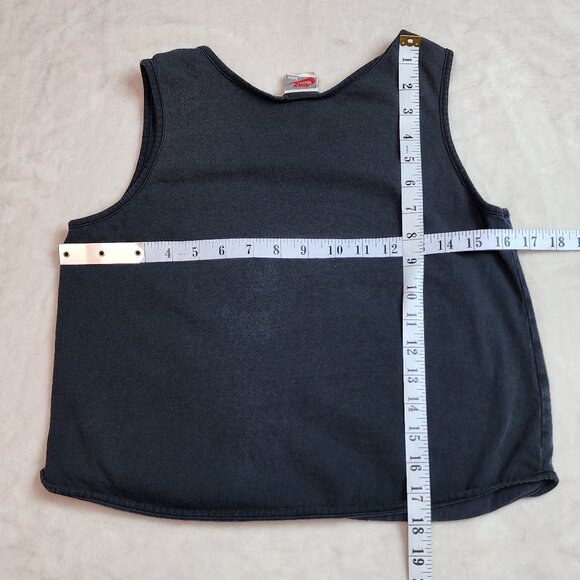 Vintage Silver Gray Tag Nike Cropped Tank Womens Medium - Picture 5 of 6